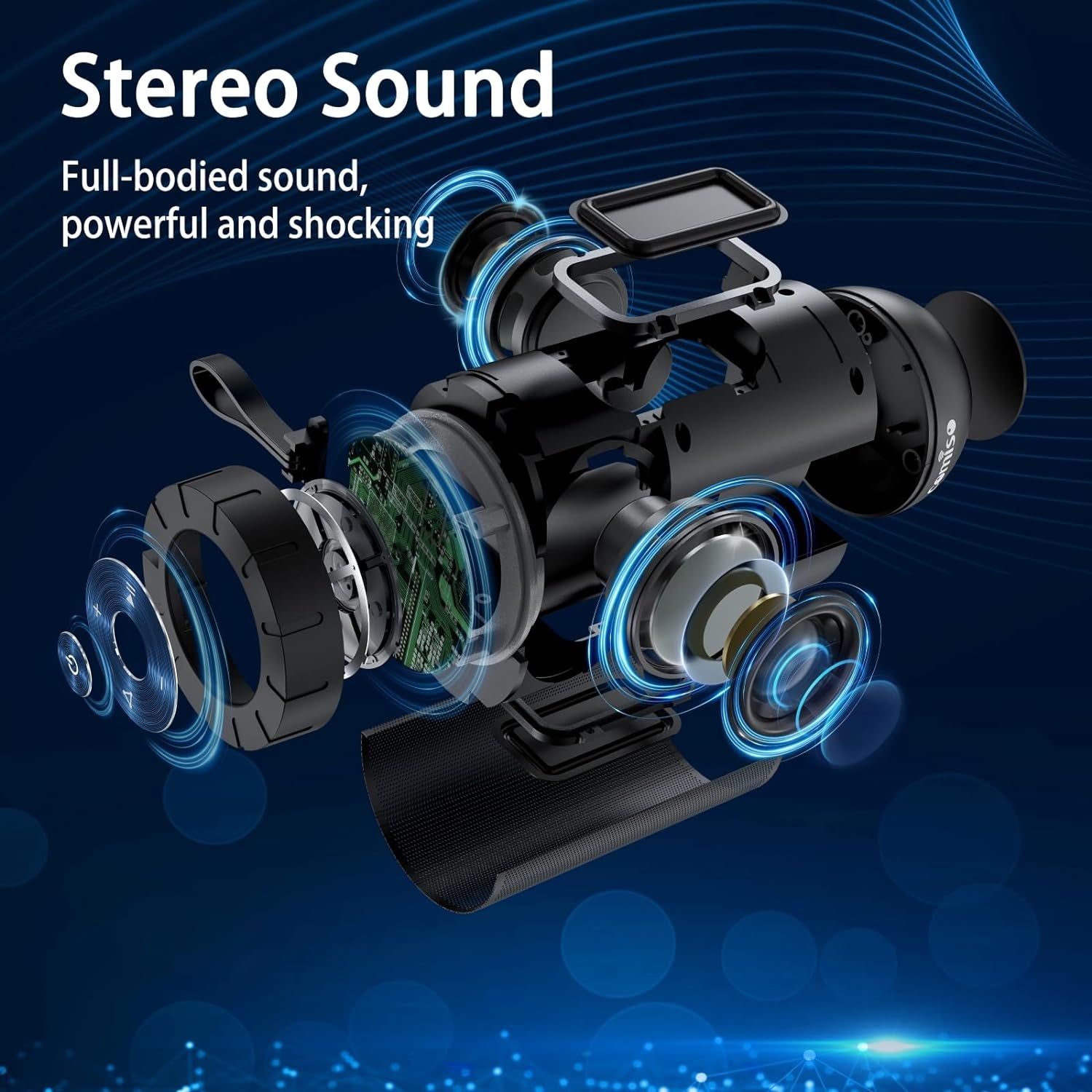 Bluetooth Speaker, IP65 Waterproof Portable Speaker