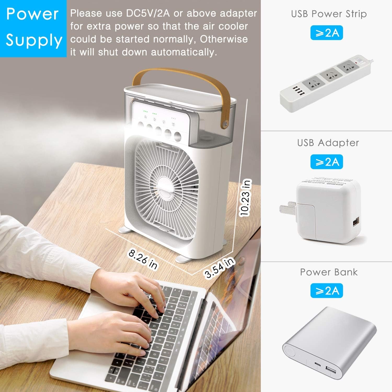 ArticMist™ 3-in-1 Mini Icy Air Cooler