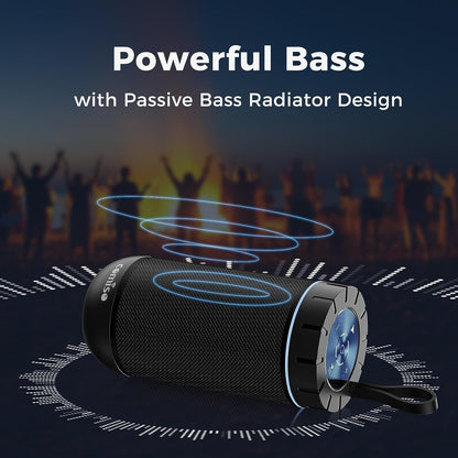 Bluetooth Speaker, IP65 Waterproof Portable Speaker